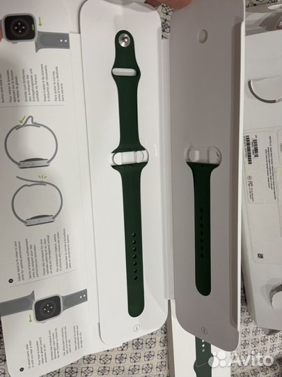 Часы apple watch 7 45 mm green