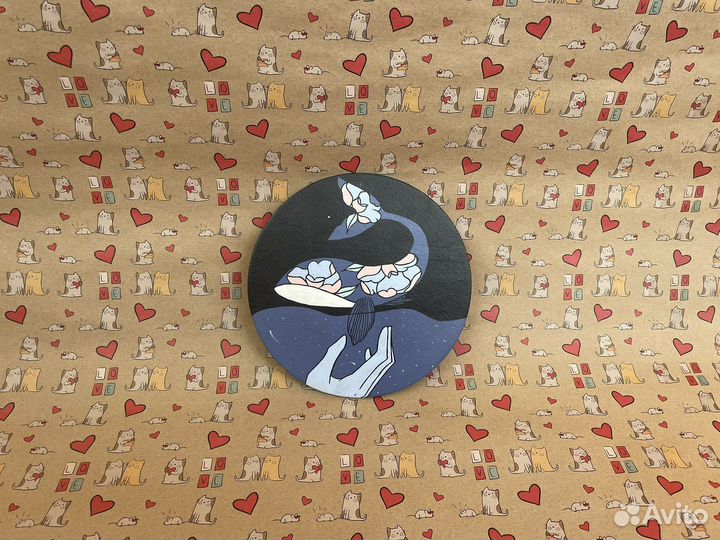 Картина d18 акрил холст на картоне