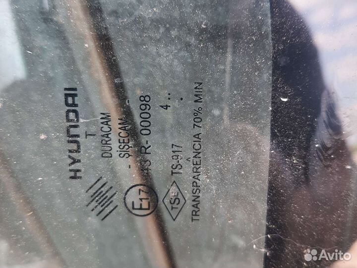 Стекло сдвижное Хендай Н1 Старекс до 2007 года