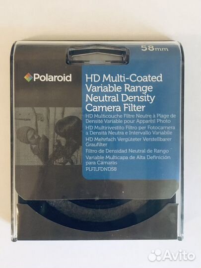 Нейтральный регулируемый серый фильтр Polaroid 58м