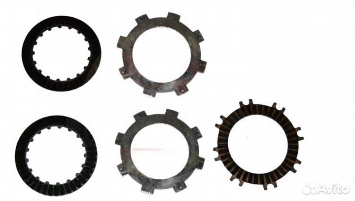 Диск сцепления (1 комплект - 2 метал.+3 фрикц.) Bu