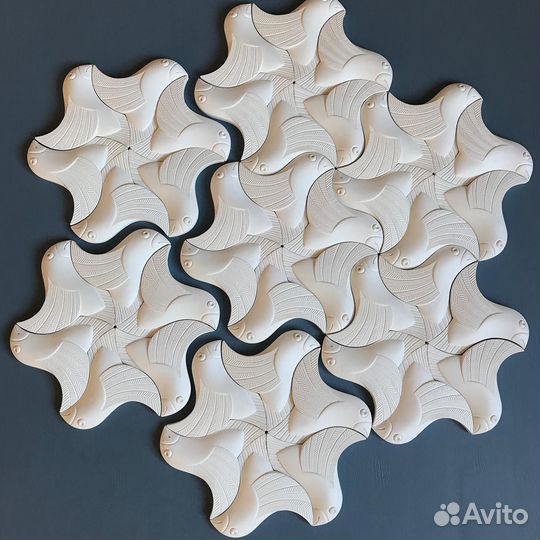 Гипсовая плитка ручной работы Мозаика на стену