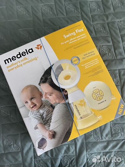 Молокоотсос medela swing flex электрический