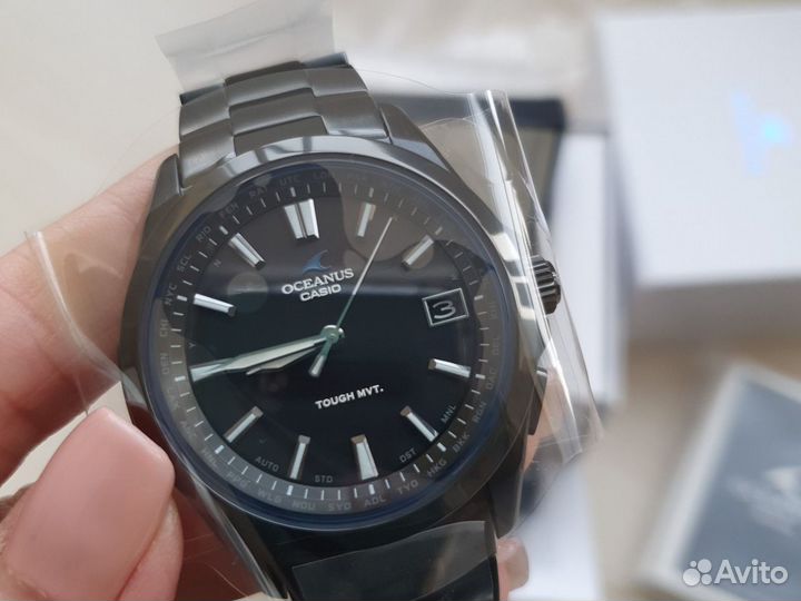 Часы Casio Oceanus OCW-S100B-1A черненые