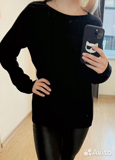 Свитер женский оверсайз шерсть Beneton