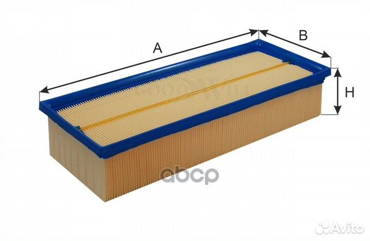 Фильтр воздушный VAG A3/G5/touran 1.9-2.0TDI AG