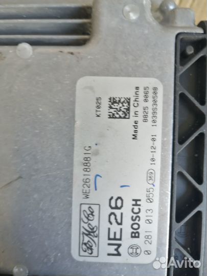 Эбу ford ranger 3.0