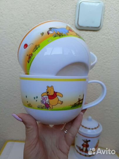 Набор детской посуды Винни Пух