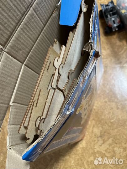 Деревянный конструктор парковка