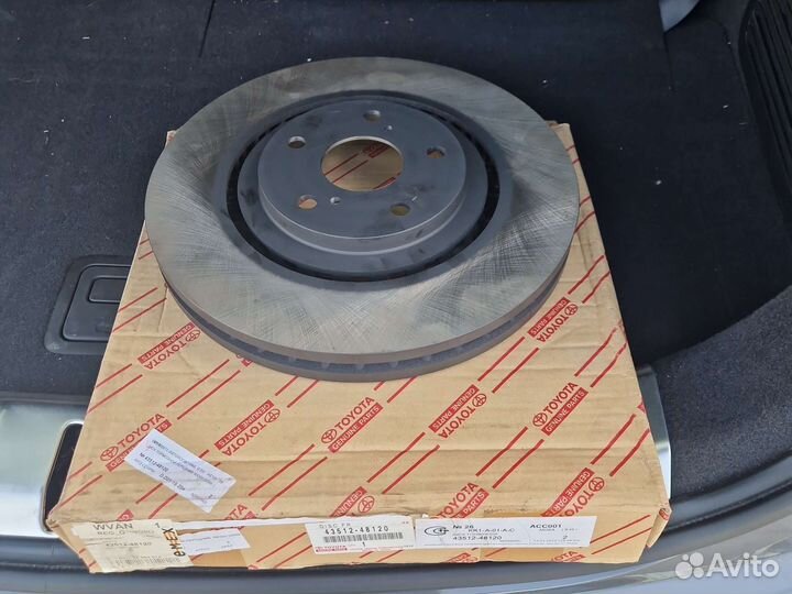 Диски тормозные Leksus 3 RX350 RX450 43512-48120