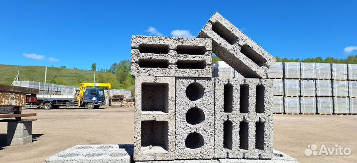 Керамзитобетонные блоки, перегородочные