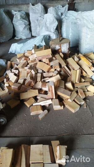 Берёза колотая, в сетках,в чурках, валом