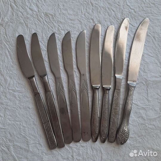 Посуда ссср,блюдца,ножи,вилки,ложки,сахарницы