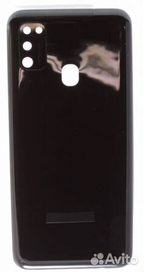 Задняя крышка для Samsung M215F M21 Черная (со сте