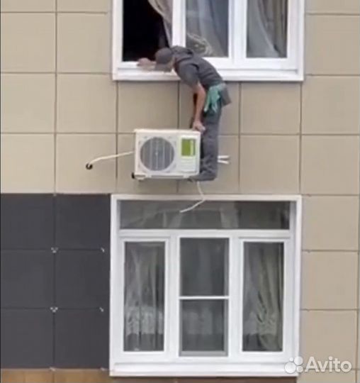 Установка кондиционеров монтаж сплит систем