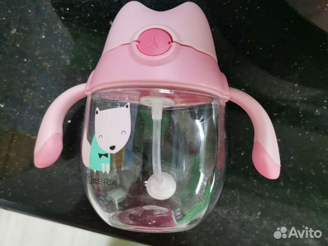 Поильник для детей с трубочкой, hellodream, 300 мл