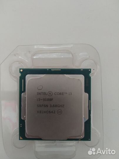 Процессор Intel Core i3 9100f BOX