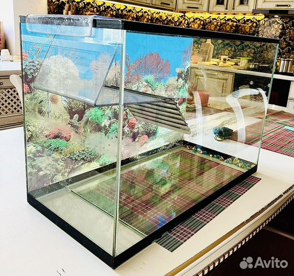 Аквариум террариум для черепахи
