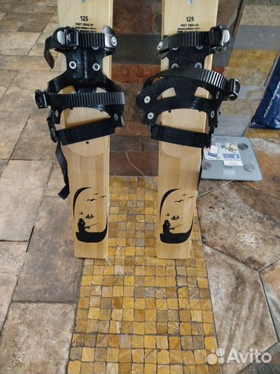 Лыжи охотничьи с креплением