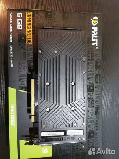 Видеокарта Palit gtx 1660 super