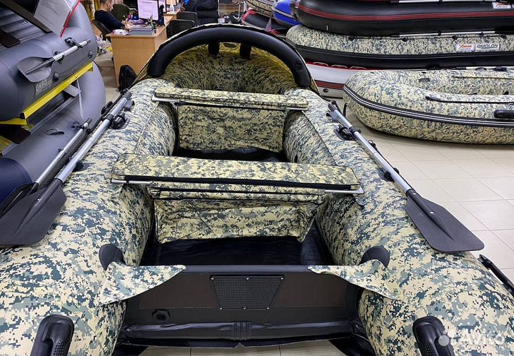 Надувная лодка gladiator E420 AIR С нднд камуфляж