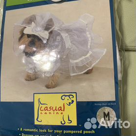 • Платья свадебные для собак, фраки и костюмы