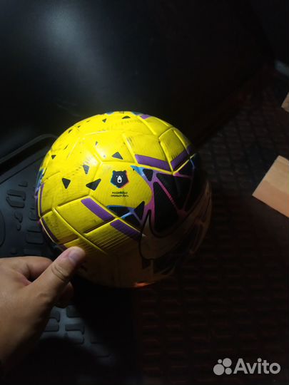 Футбольный мяч Nike (рпл, жёлтый)