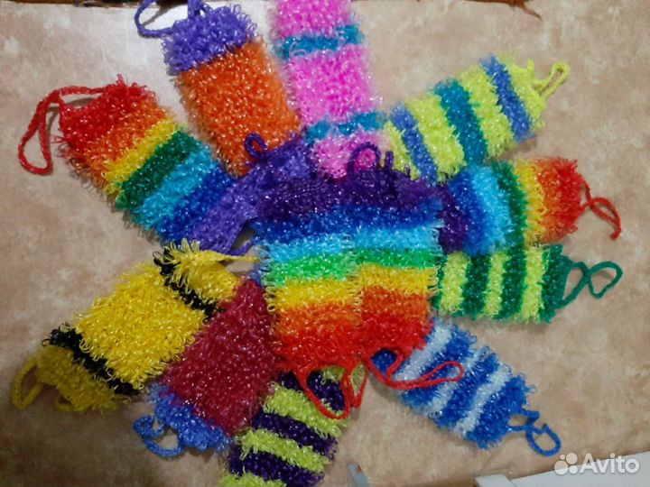 Мочалка ручной работы