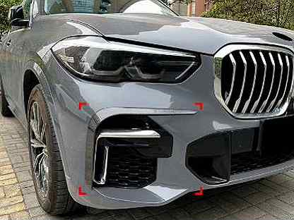 BMW X5 G05 накладки переднего бампера