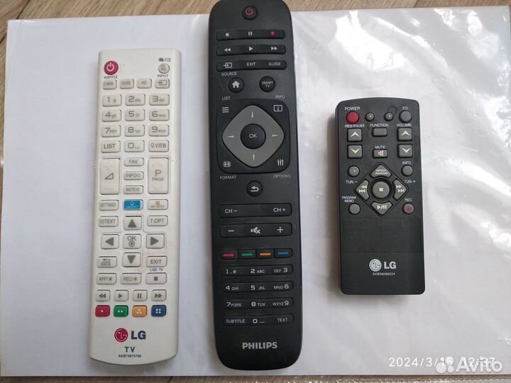 Оригинальный пульт ду lg philips jazz way