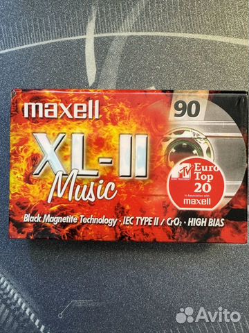 Аудиокассета Maxell XL II 90, Мексика/сша, 2001