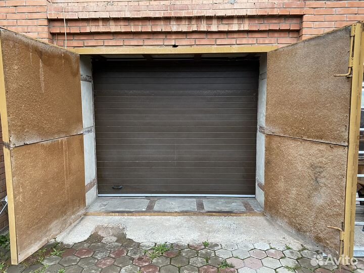 Ворота гаражные металлические бу