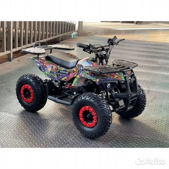 Детский квадроцикл motax grizlik Х16 E1000 BW