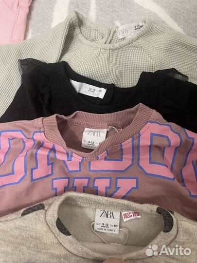 Вещи пакетом для девочки 80 размер