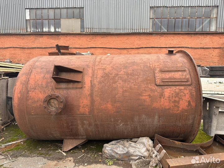 Аппарат из углеродистой стали, лопастная мешалка