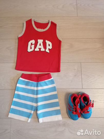 Комплект шорты, майка Baby GAP, плавательные шорты