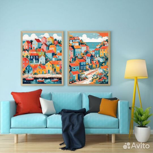 Постеры интерьерные 30 *40, 2шт
