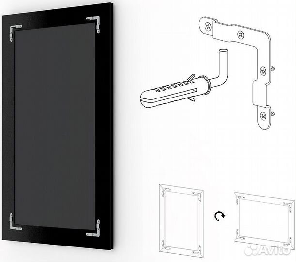 Зеркало Evoform Exclusive 103х73 BY 1192 с фацето