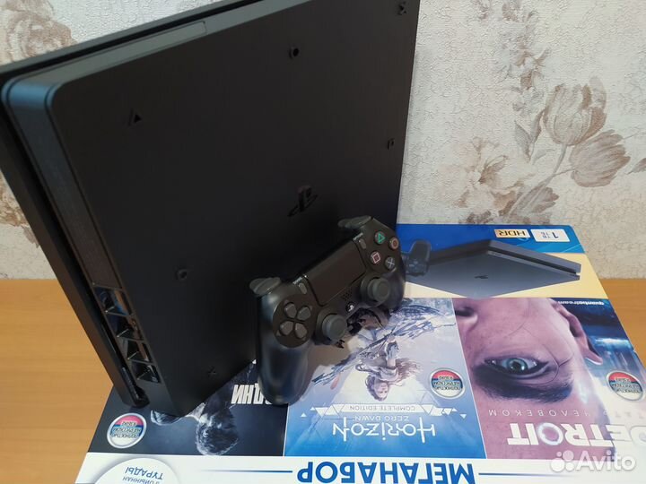 Гарантия/ Sony PlayStation 4 Slim 1Tb (CUH-2218B)