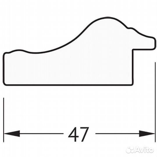 Зеркало Evoform Definite 62х62 BY 0778 в багетной