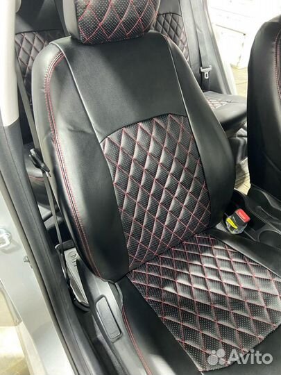 Чехлы Hyundai Creta 16+ красный ромб