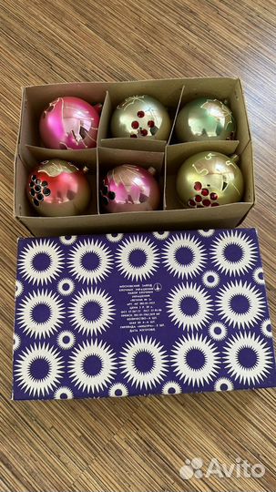 Елочные игрушки СССР