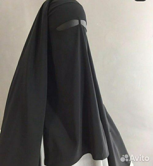 Королевский никаб черный