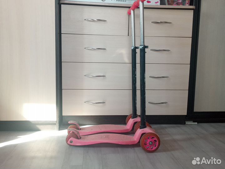 Самокаты детские, светящиеся