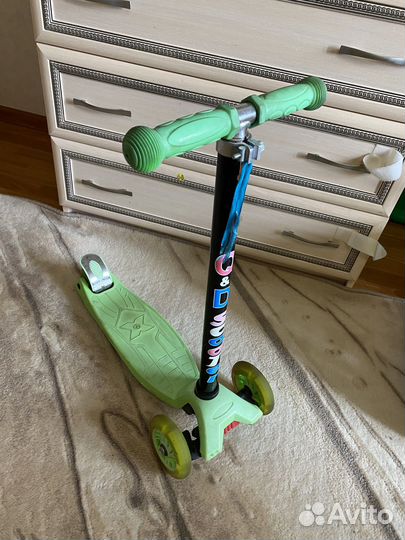 Самокат детский трехколесный бу