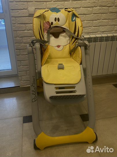 Стульчик для кормления chicco polly 2 start