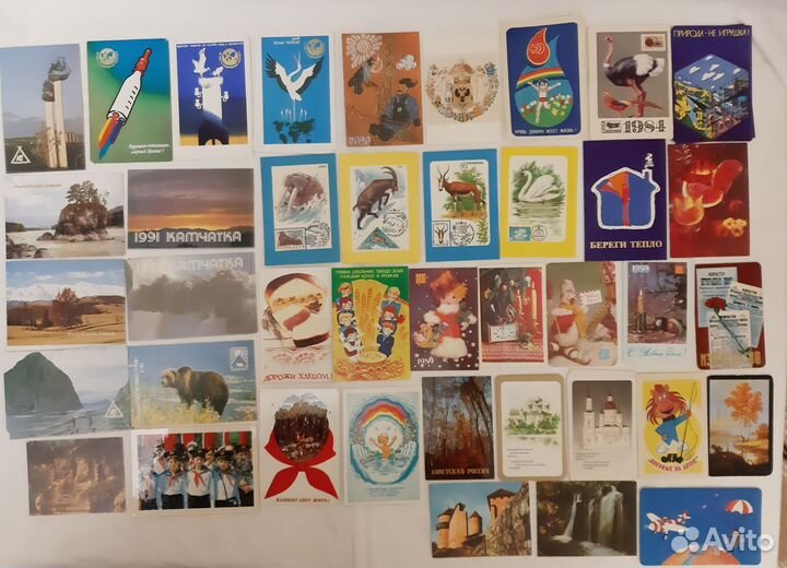 Карманные календарики СССР и после