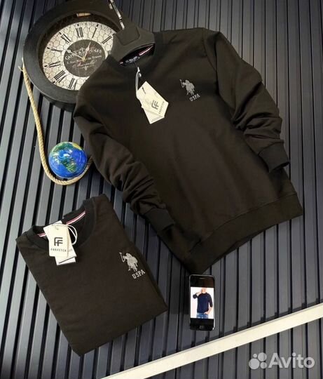 Стильный мужской свитшот Uspa