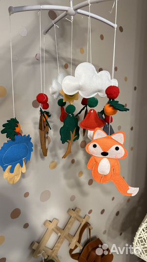 Мобиль детский с музыкальным блоком