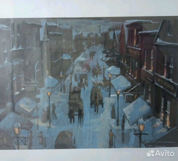 Картина в раме, Иллюстрация к произведению Диккенс